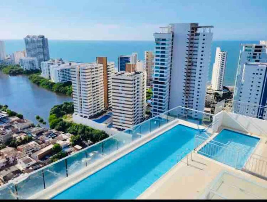 Luxury Apartamento Ubicacion Central Y Piscina. Cartagena Esterno foto